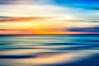 Blended Bliss - Coastal Sunset Abstract