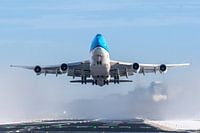 KLM Cargo 747 mit Abflug vom Flughafen Amterdam Schiphol