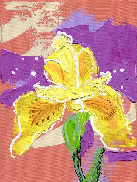 Iris jaune | Iris psuedacorus, FreeStyle par ART Eva Maria
