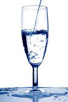 Blue Water | Filling a glass | Spoiled a little, ooops
