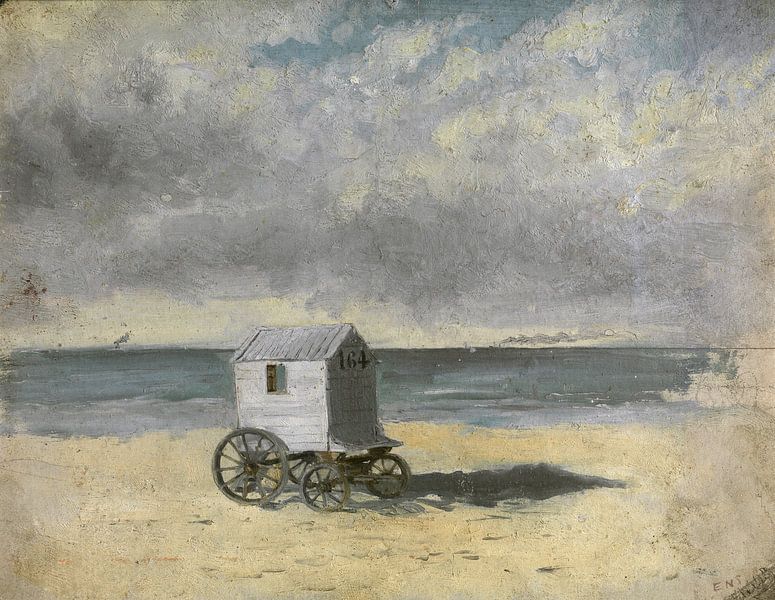 James Ensor. Bathtub on the beach by 1000 Schilderijen