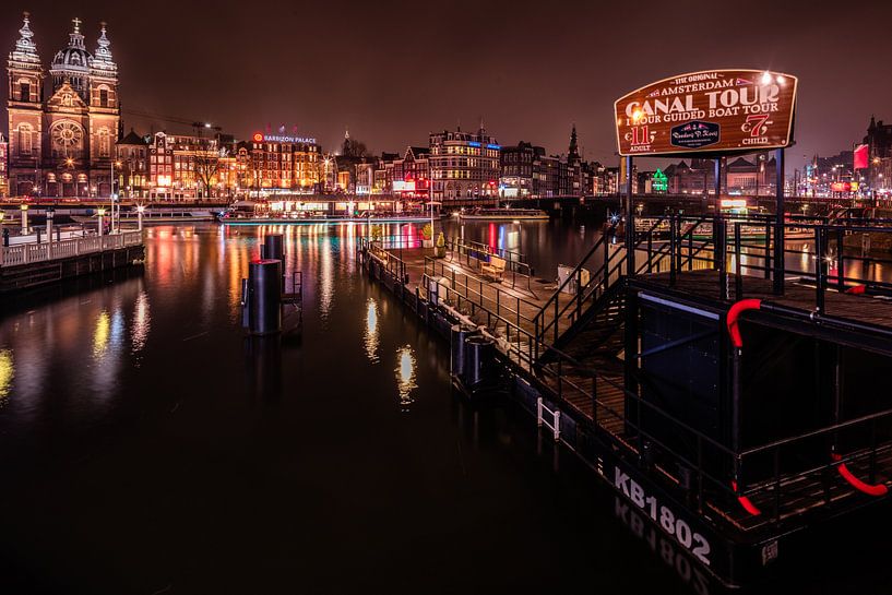 Avondzicht op Amsterdam par Daan van Oort