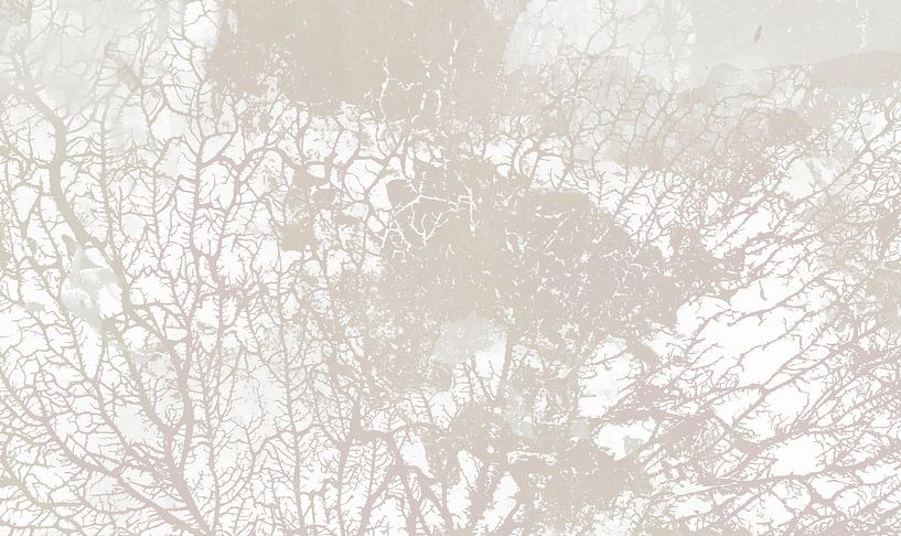 Skandinavischer Wald Abstrakt von Mad Dog Art