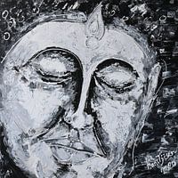 Buddha schwarz/weiß 1