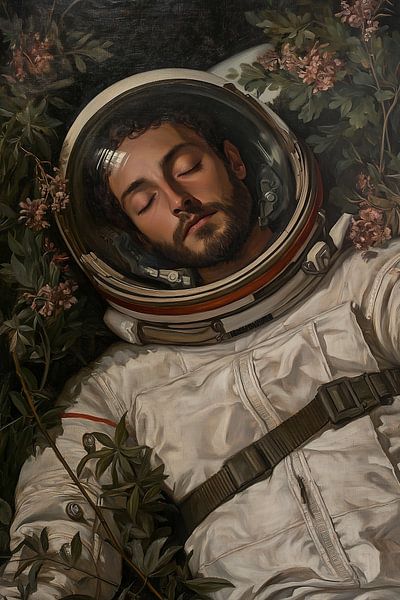 Schlafender Astronaut von Computer Dreams