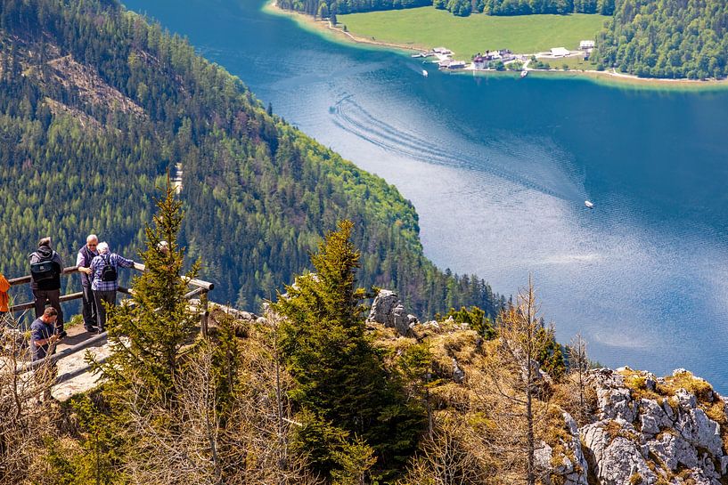 Blick vom Jenner auf den Königssee von t.ART