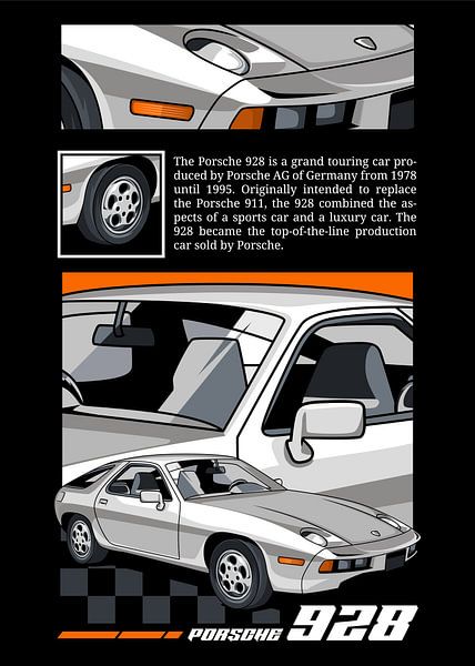 Porsche 928 Car by Adam Khabibi