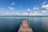 The lake of the seven colors blue