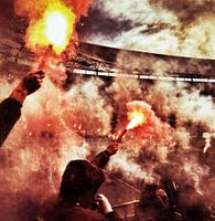 Torche Feijenoord 'Curva Nord'.