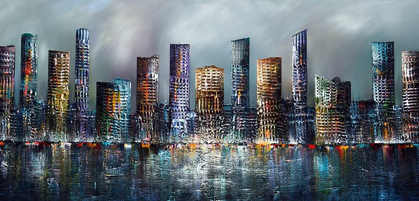 Skyline par Gena Theheartofart