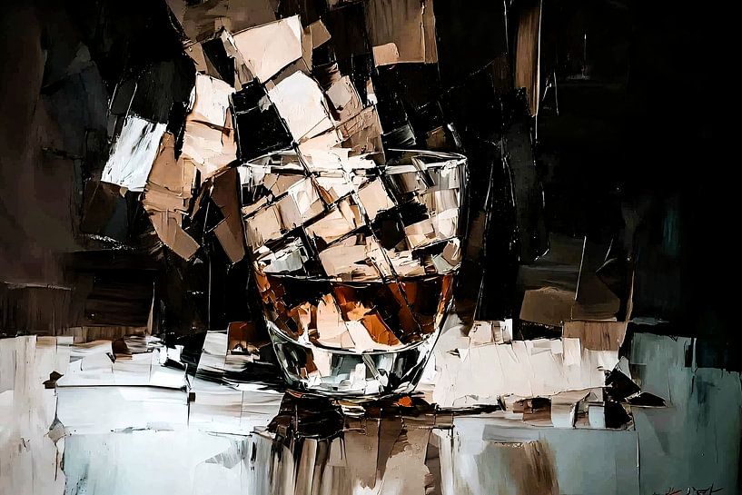 Abstracte whisky stilleven kunst van Imperial Art House