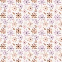 Zarte Blume in Pastell