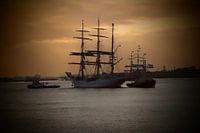 Großsegler mit Schleppern unter Segel 2025