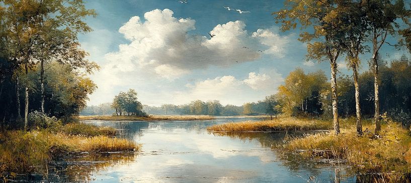 Netherlands Natur | Whispering Waters by Abstract Painting