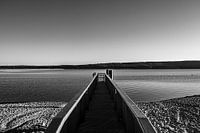 Footbridge at the Brombachsee
