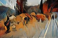 0102 - Les chèvres sur la route