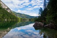 Blick auf den Pragser Wildsee