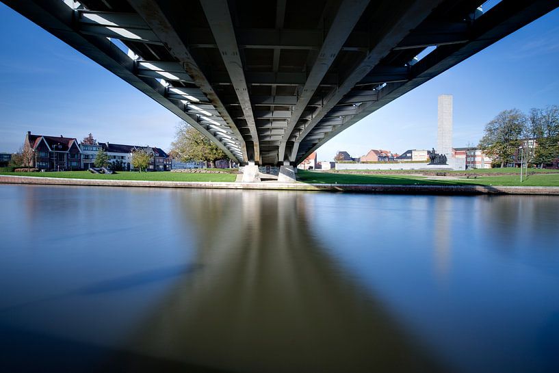 Brug over de Leie in Kortrijk par Wim Demortier