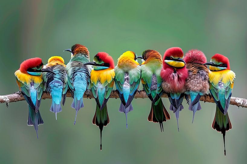 Seitenfresser in einer Reihe von Egon Zitter