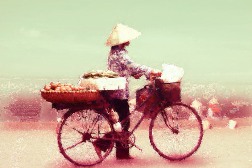 To the market by Marjoline Delahaye