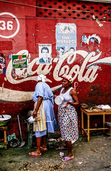 Coca-Cola Woman - analogue photography! by Tom River Art