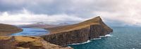 Panorama Färöer See über dem Meer