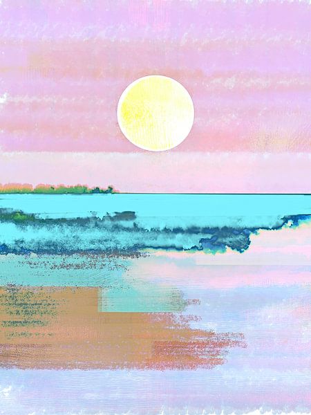 Sonnenaufgang über Japan von FRESH Fine Art