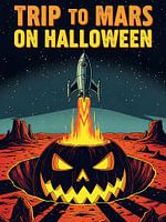 Reis naar Mars op Halloween