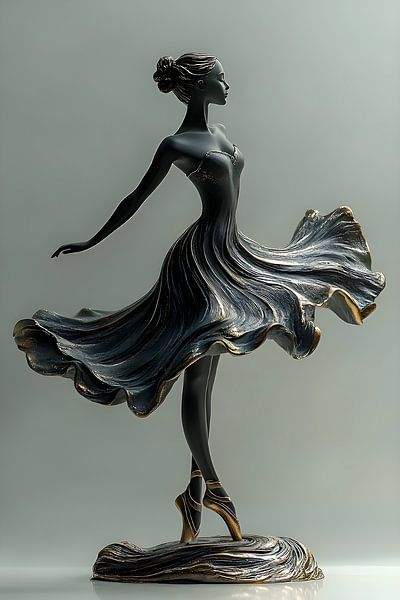 Ballerina sculpture Nia by Manipulation melody