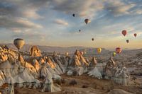 Ballons à air chaud au-dessus de la Cappadoce