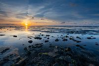 Sunset over the mudflats