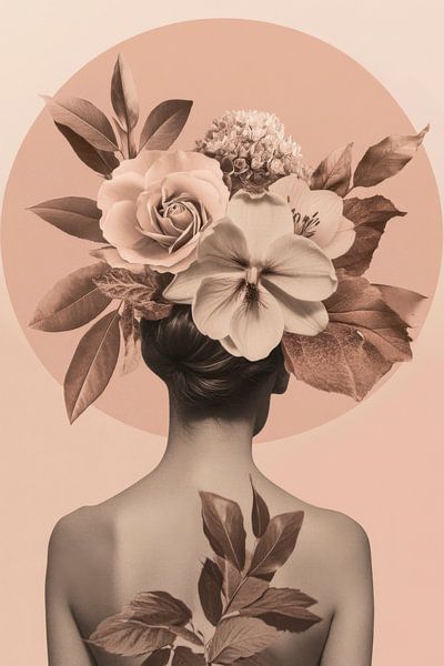 Blütenzauber der Weiblichkeit von Poster Art Shop