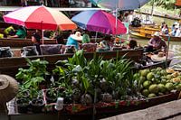 Floating market in Thailand