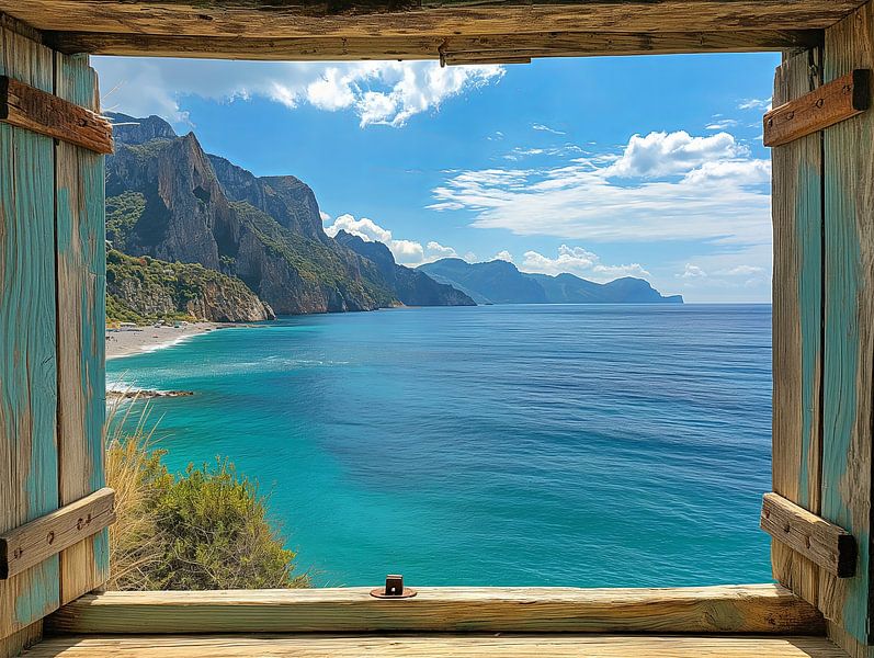 vues depuis la maison ou à travers un cadre naturel à l'extérieur par Egon Zitter
