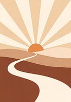 Rijzende Zon Japandi Landschap