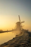 Promeneur solitaire aux moulins