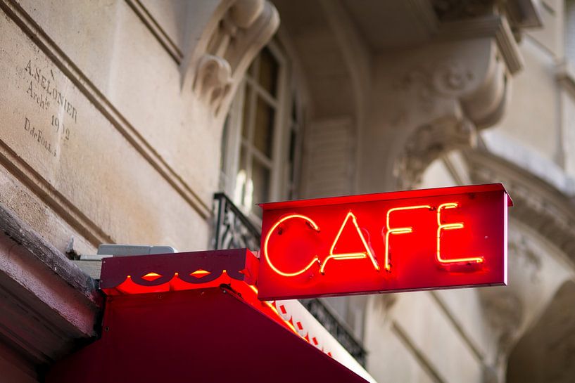 Café in Paris by Rob van Esch