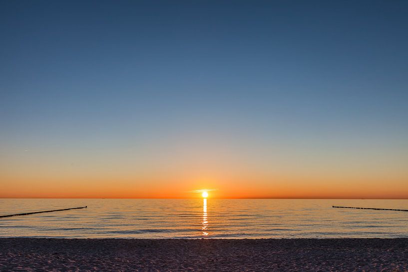 Sunset at Darßer Weststrand by Christian Müringer