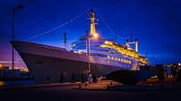 SS Rotterdam blue hour