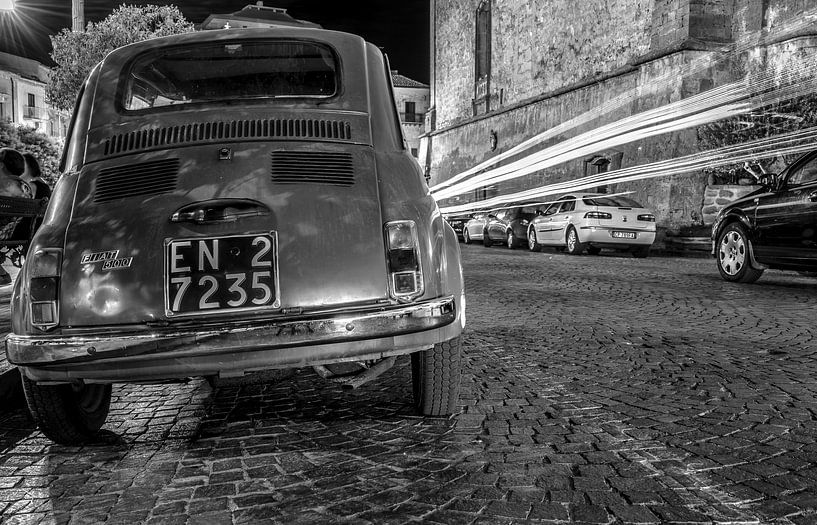 Fiat 500 in de avond by Mario Calma