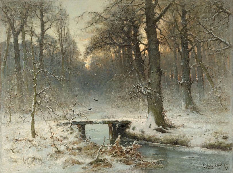 Ein Januarabend im Haager Wald, Louis Apol von Marieke de Koning