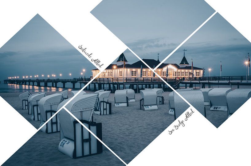 Seebrücke Ahlbeck van Steffen Gierok