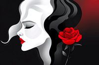 Leidenschaft in Schwarz und Weiß und ... Rot