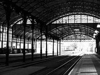 Abandoned train station in The Hague