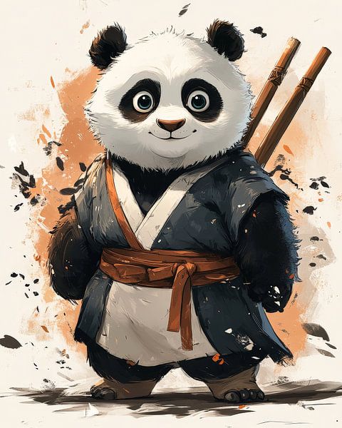 Illustration de Kung Fu Panda par Jordan