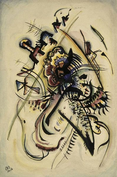 An eine Stimme, Wassily Kandinsky von Meisterhafte Meister