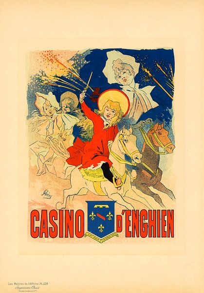 Casino d'Enghien JULES CHERET (CHÉRET)1898 by Kaua Araujo