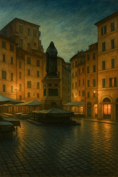 Campo de' Fiori Sérénité - Le calme sous le regard de la statue par Travel Shop