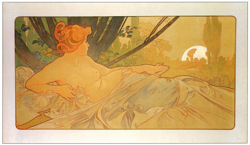 Aurore von Alphonse Mucha von Peter Balan