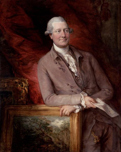 Porträt von James Christie, Thomas Gainsborough von Meisterhafte Meister